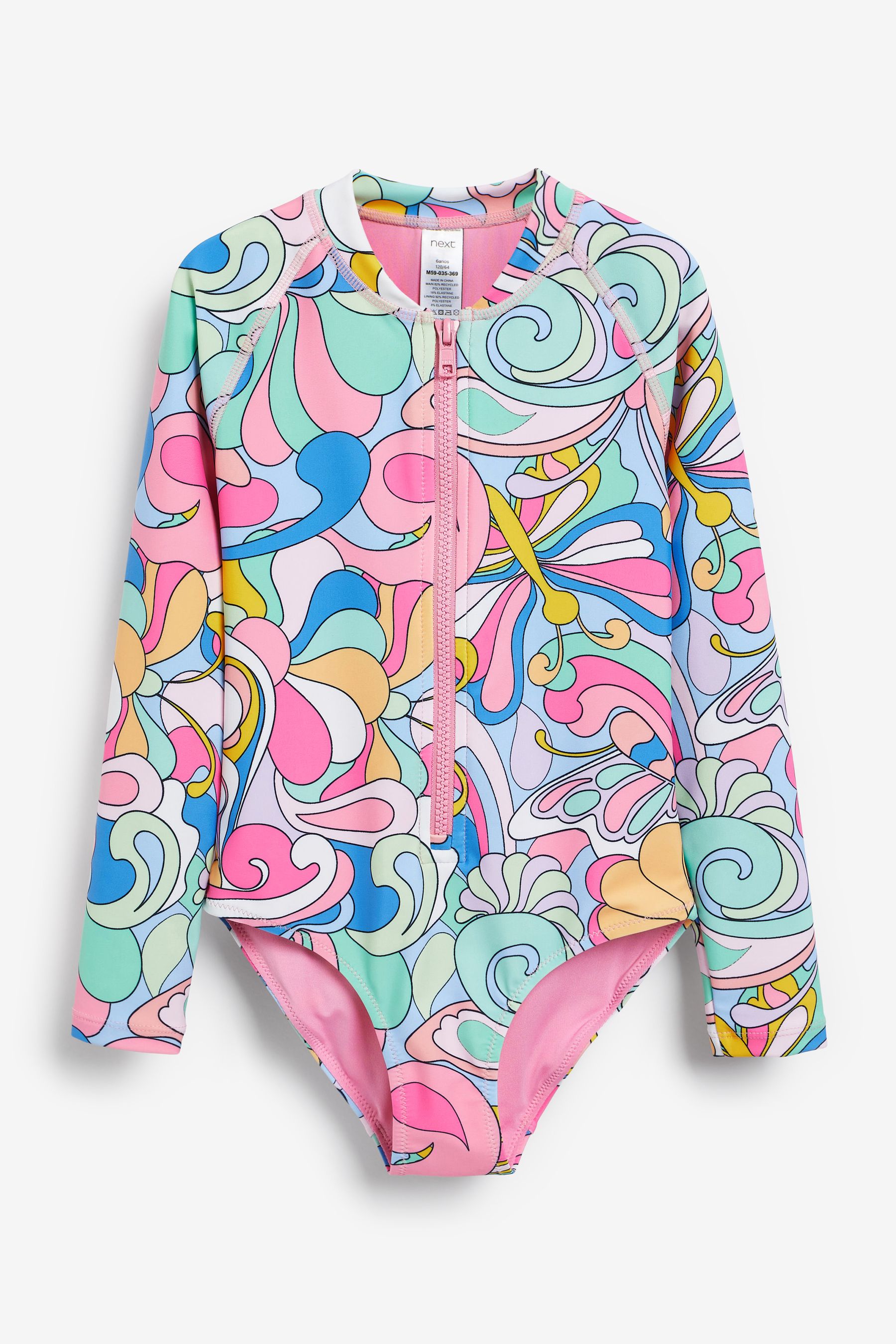 Long Sleeved Swimsuit (3-16yrs)