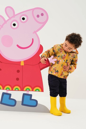 Regatta Peppa Pig™ Yellow Muddy Puddle Waterproof Jacket