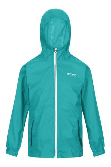 Regatta Kids Blue Pack It III Waterproof Jacket