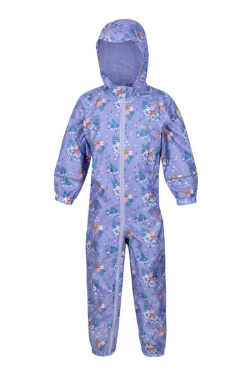 Regatta Purple Peppa Pig Waterproof Pobble Suit