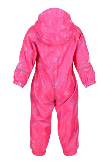 Regatta Pink Pobble Waterproof Puddlesuit