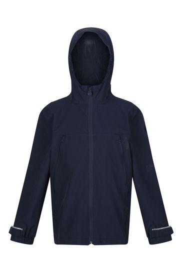 Regatta Blue Junior Pulton Waterproof Jacket