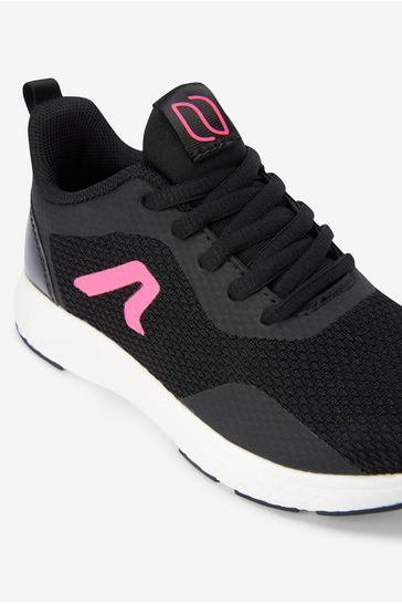 Lace-Up Mesh Trainers