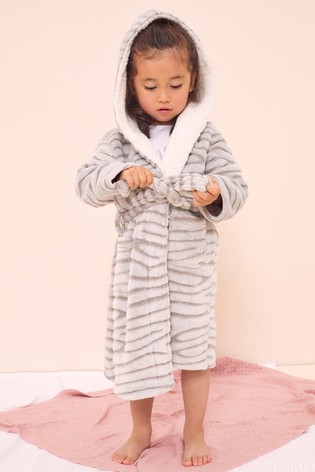 Lipsy Mini Borg Lined Dressing Gown