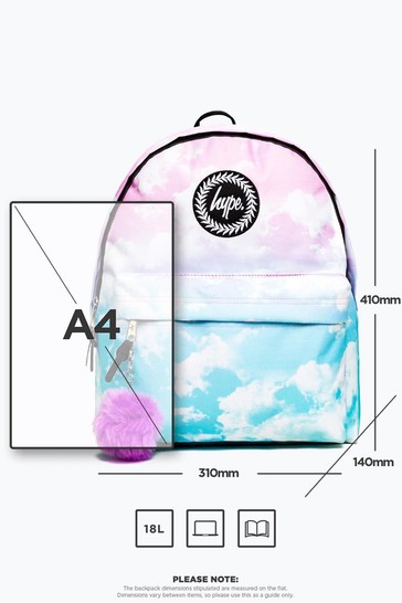 Hype. Blue Cloud Fade Backpack