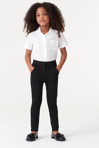 Frill Detail Stretch Skinny Trousers (3-16yrs)