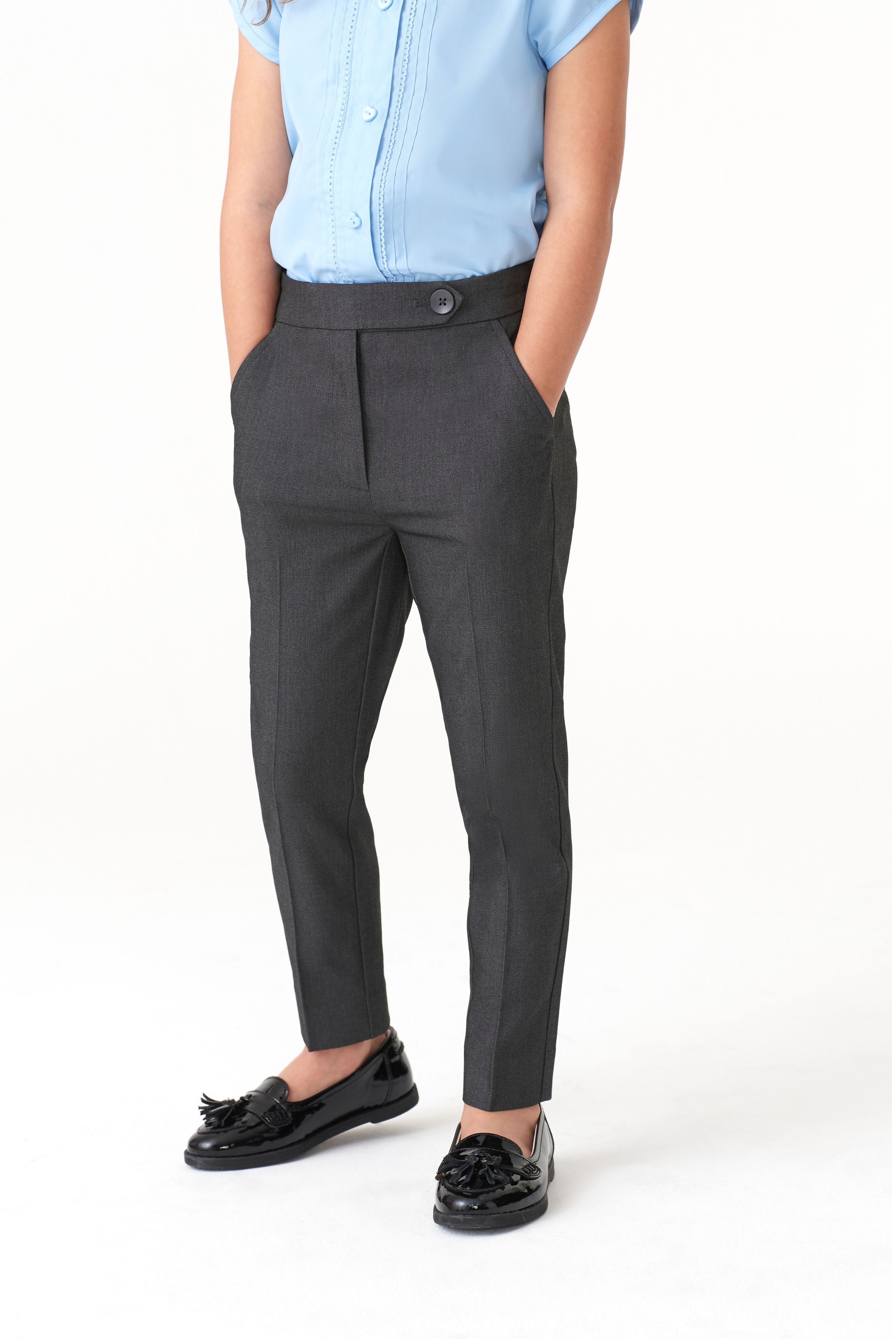 Plain Front School Trousers (3-17yrs)