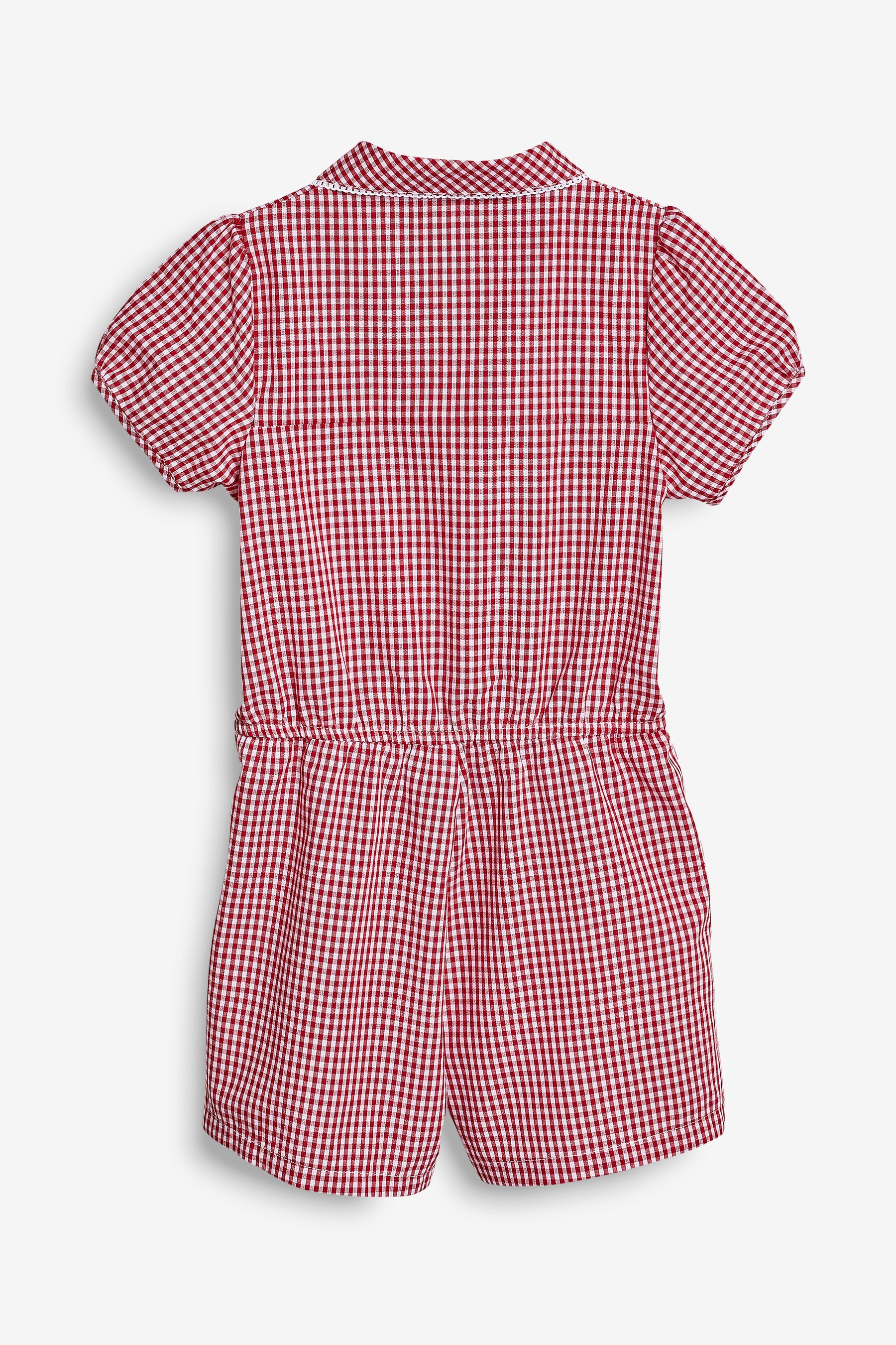 Gingham School Playsuit (3-14yrs)