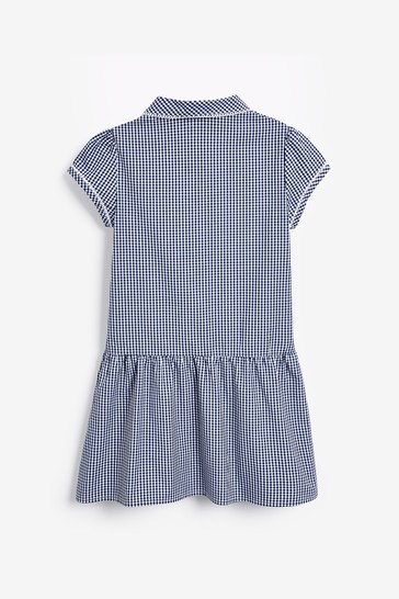 Drop Waist Gingham School Dress (3-14yrs)