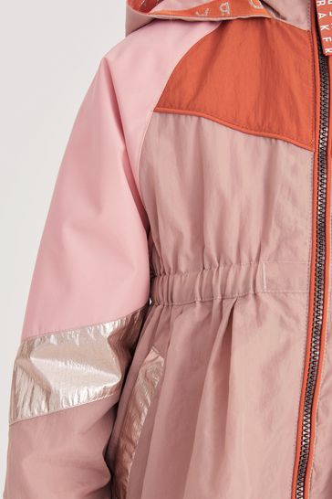 Baker by Ted Baker Pink Colourblock Rain Mac Jacket