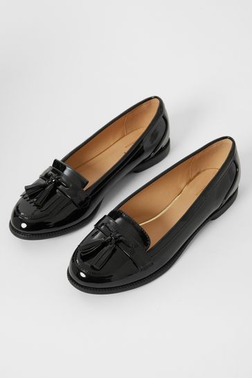Lipsy Tassle School Loafer Flat Shoe(Older)