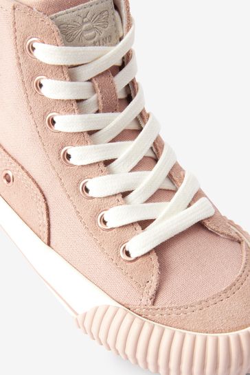 Canvas High Top Trainers