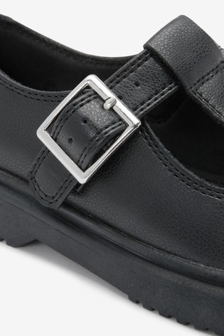 School Chunky Sole T-Bar Shoes