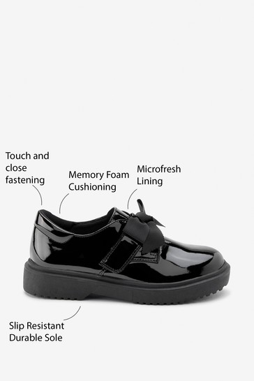 Touch Fastening Bow Shoes