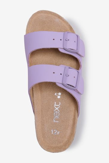 Double Buckle Corkbed Sandals Standard Fit (F)