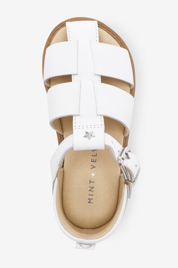 Mint Velvet Cage Leather Sandals