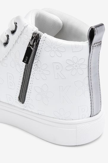 Baker by Ted Baker White High Top Trainers