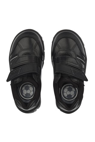 Start-Rite Luke Black Leather School Shoes Standard Fit