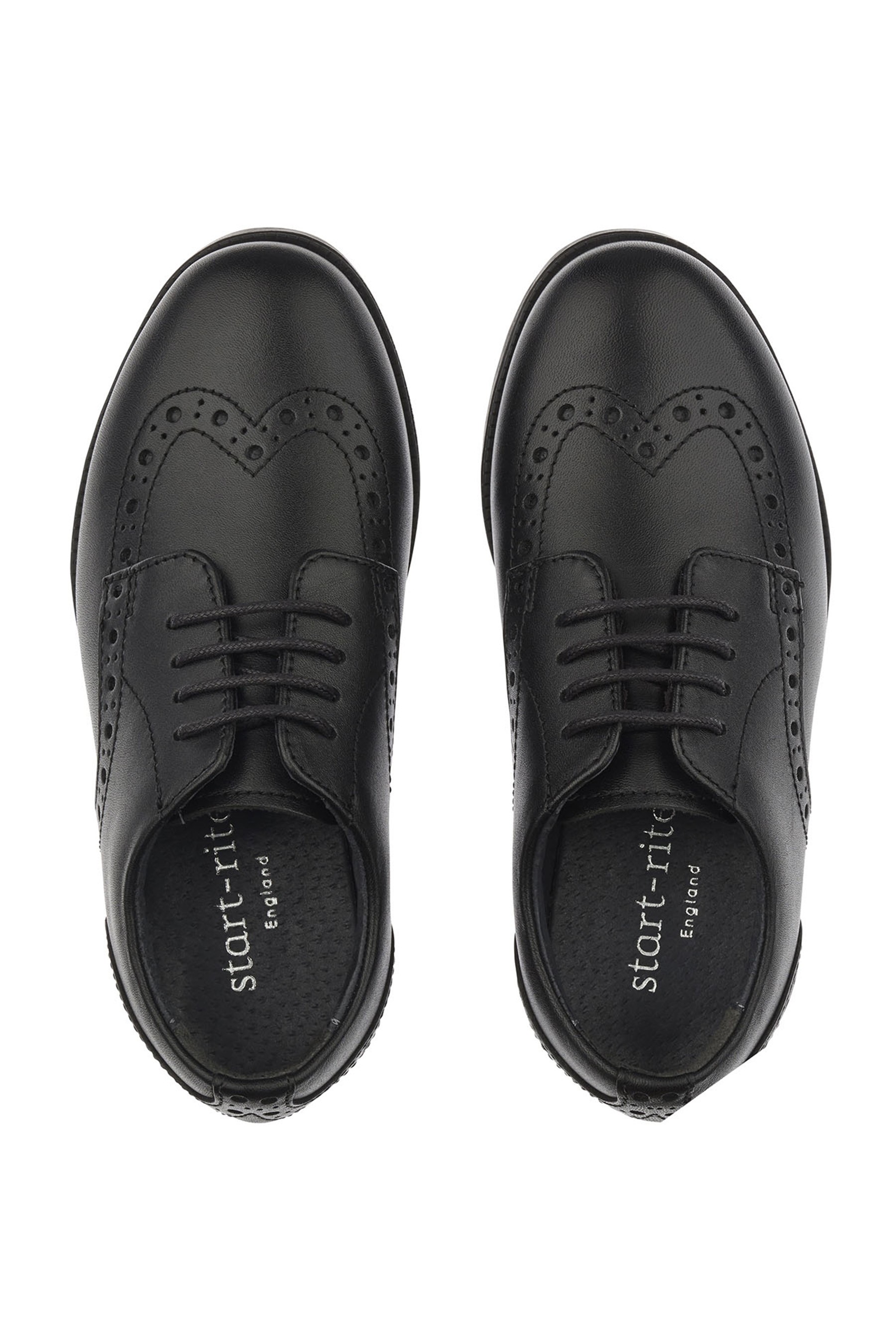 Start-Rite SNR Black Brogue Shoes