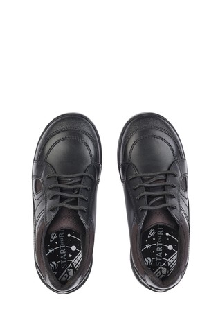 Start-Rite Yo Yo Black Leather School Shoes Standard Fit