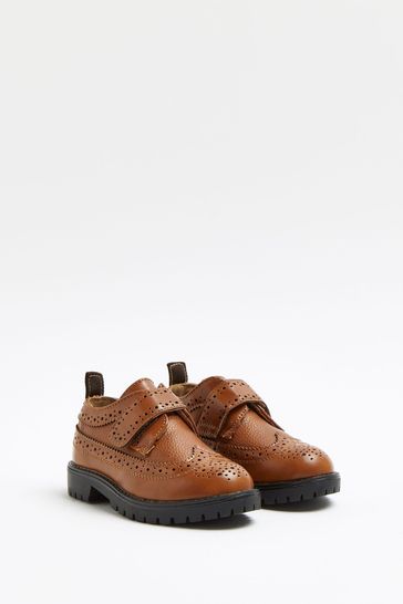 River Island Brown Chunky Brogues