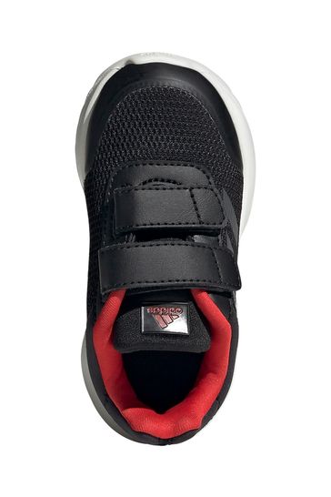 adidas Tensaur Run Infant Black Strap Trainers