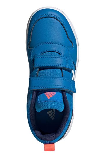 adidas Tensaur Youth & Junior Blue Strap Trainers