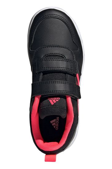 adidas Boys Black Tensaur Youth & Junior Strap Trainers