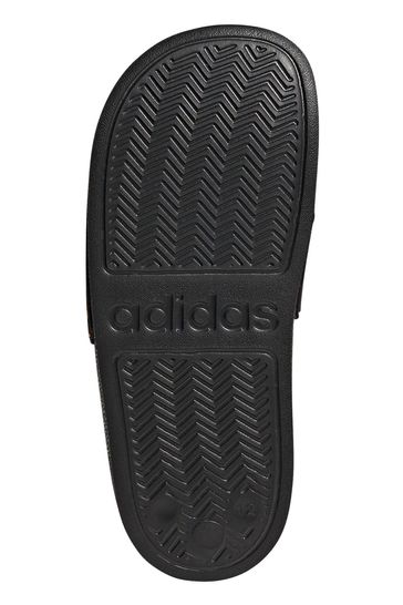 adidas Adilette Youth And Junior Black Sandals