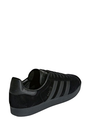 adidas Originals Black/Black Gazelle Trainers