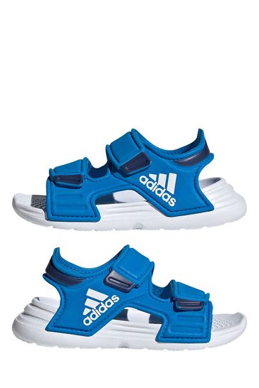 adidas Blue Adilette Infant Sandals