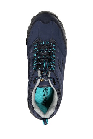 Regatta Blue Holcombe IEP Low Waterproof Walking Shoes