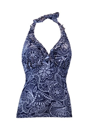 Pour Moi Hot Spots Underwired Tankini Top