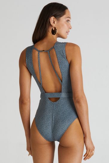 Aqua Blu Animal Brianna One Piece Swimsuit