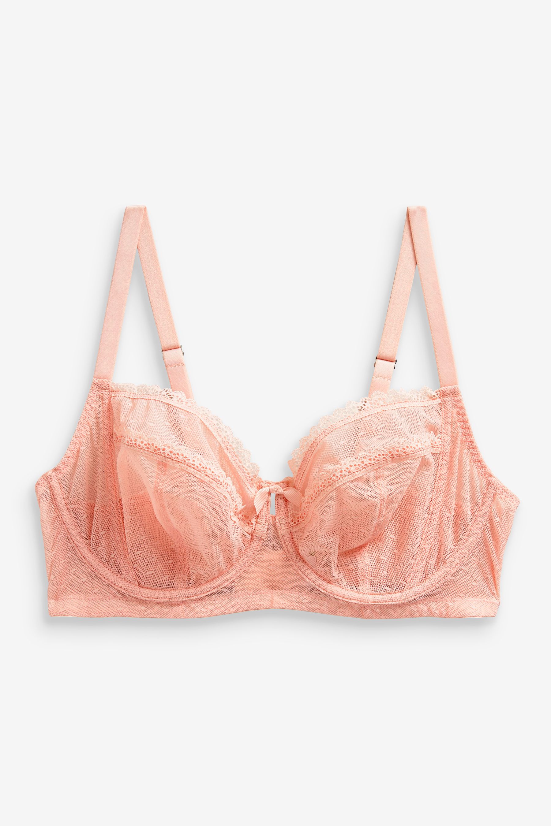 DD+ Non Pad Balcony Bras 2 Pack