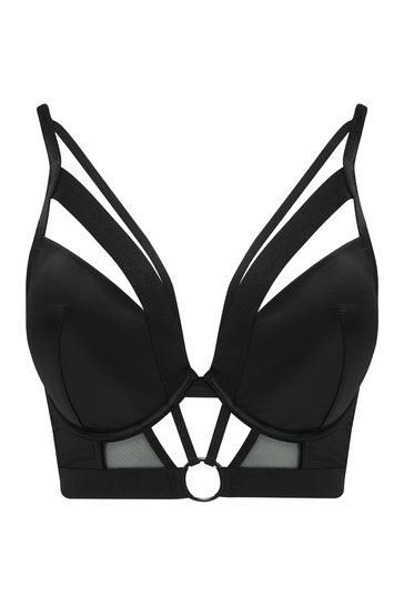 Pour Moi Obsessed Push Up Padded Longline Bra