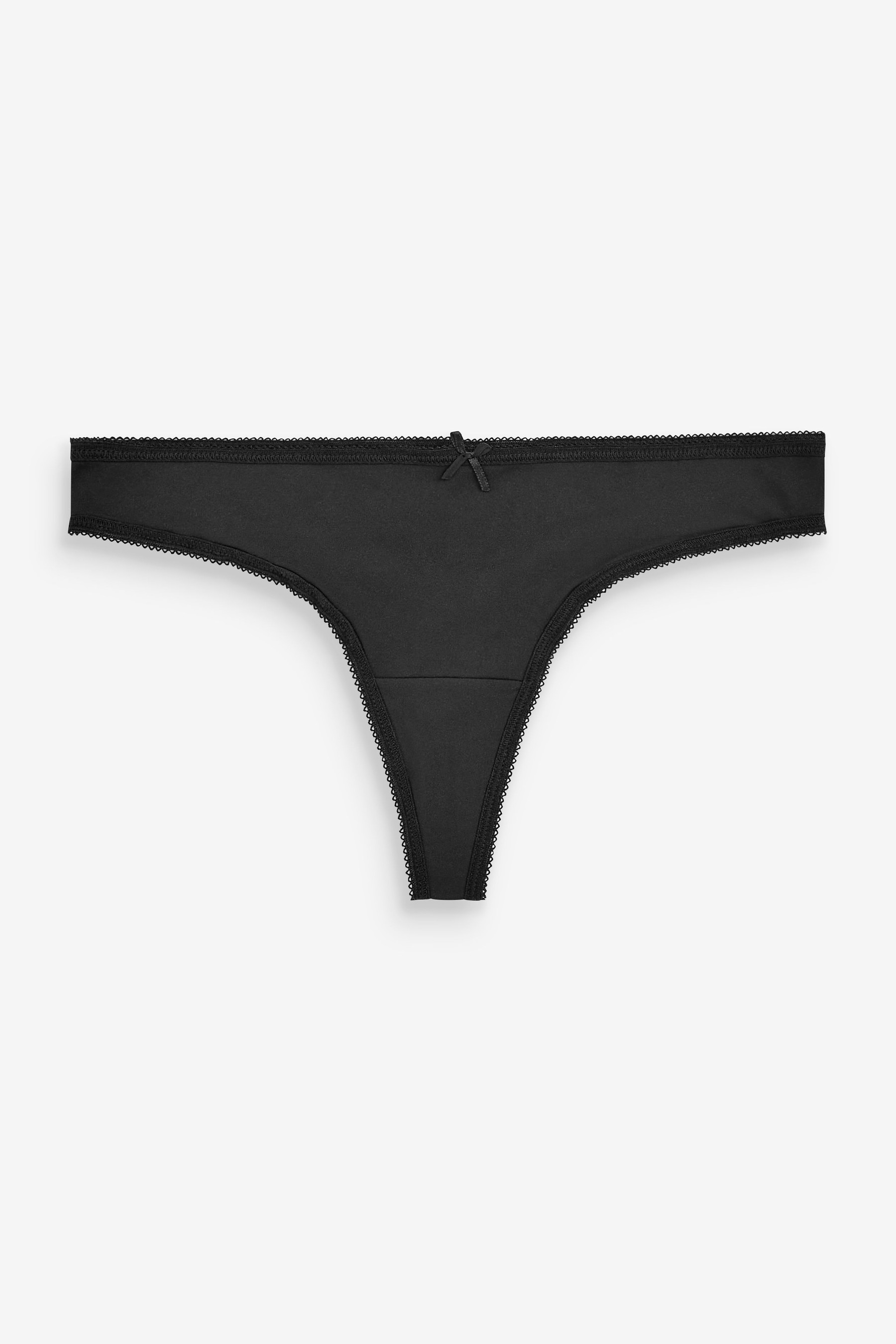 Microfibre Knickers 5 Pack Thong