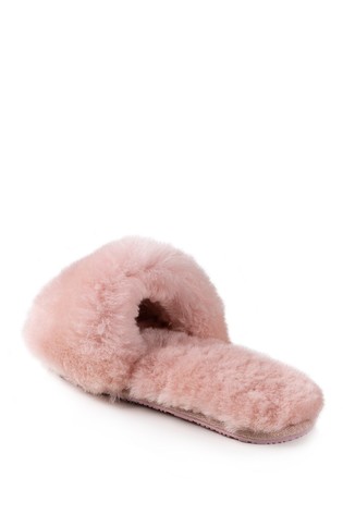 Just Sheepskin Lily Open Toe Slider Slipper