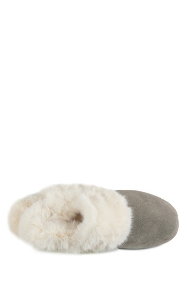 Totes Isotoner Ladies Iso-Flex Real Suede Slingback Slippers