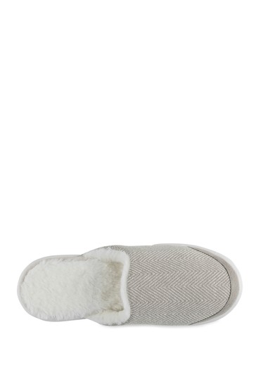 Totes Iso-Flex Herringbone Mule Slipper