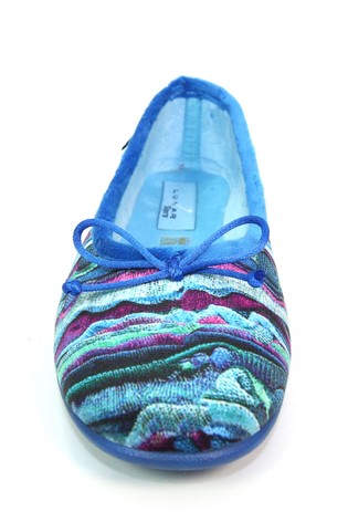 Lunar Blue Ballerina Slippers