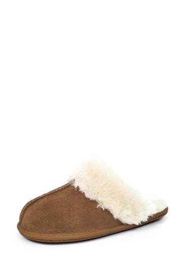 Lunar Natural Rapsody Suede Slippers