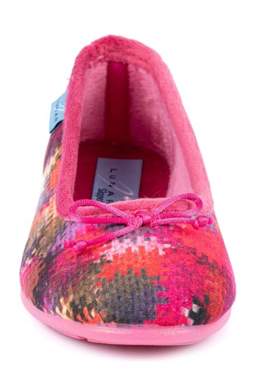 Lunar Pink Brimstone Pump Slippers