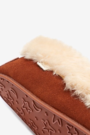 Suede Moccasin Slippers