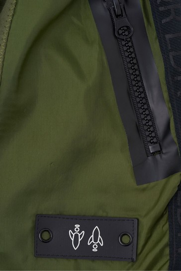 Angel & Rocket Green Gabriel Sporty Branded Joggers