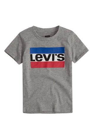 تي شيرت رياضي رمادي بشعار من Levi's®