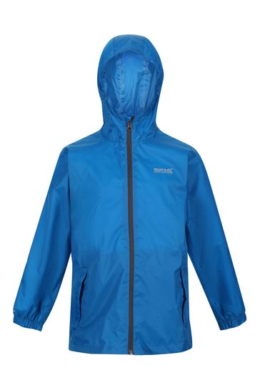 Regatta Kids Pack It III Blue Waterproof Jacket