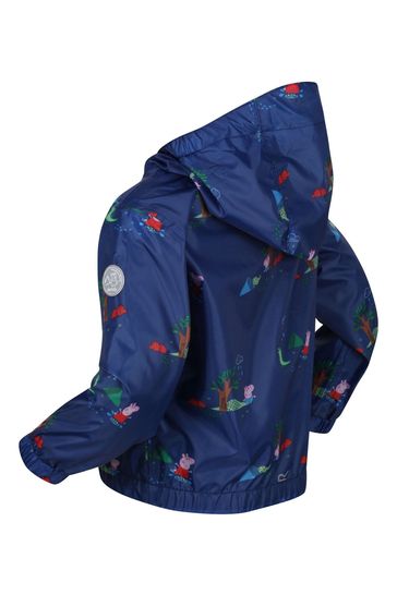 Regatta Blue Peppa Pig™ Muddy Puddle Waterproof Jacket