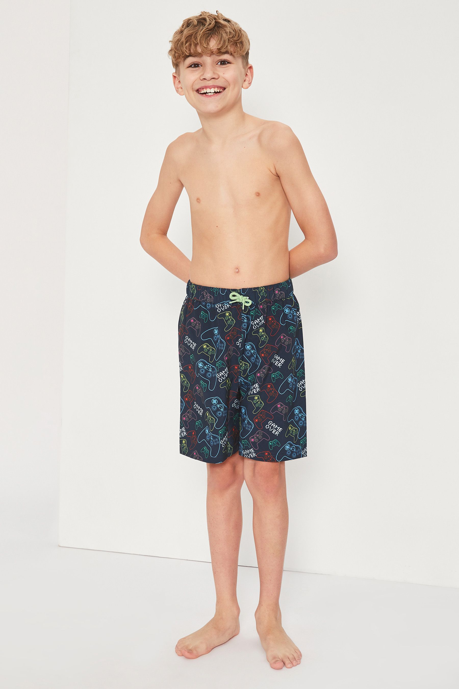 Harry Bear Pattern Swim Short