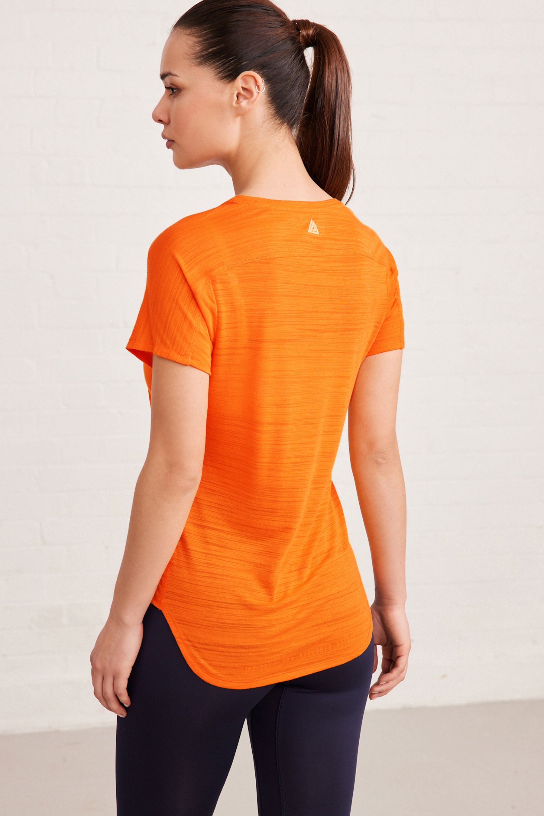 Next Active Sports Short Sleeve V-Neck Top Regular